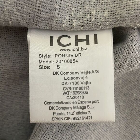 Ichi Ponnie Blue And White Striped Summer Dress Size Small - Picture 11 of 13